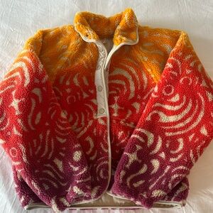 Free People Button Down Fleece